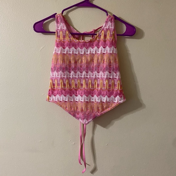 VOICE size Medium pink cropped top - Picture 1 of 5